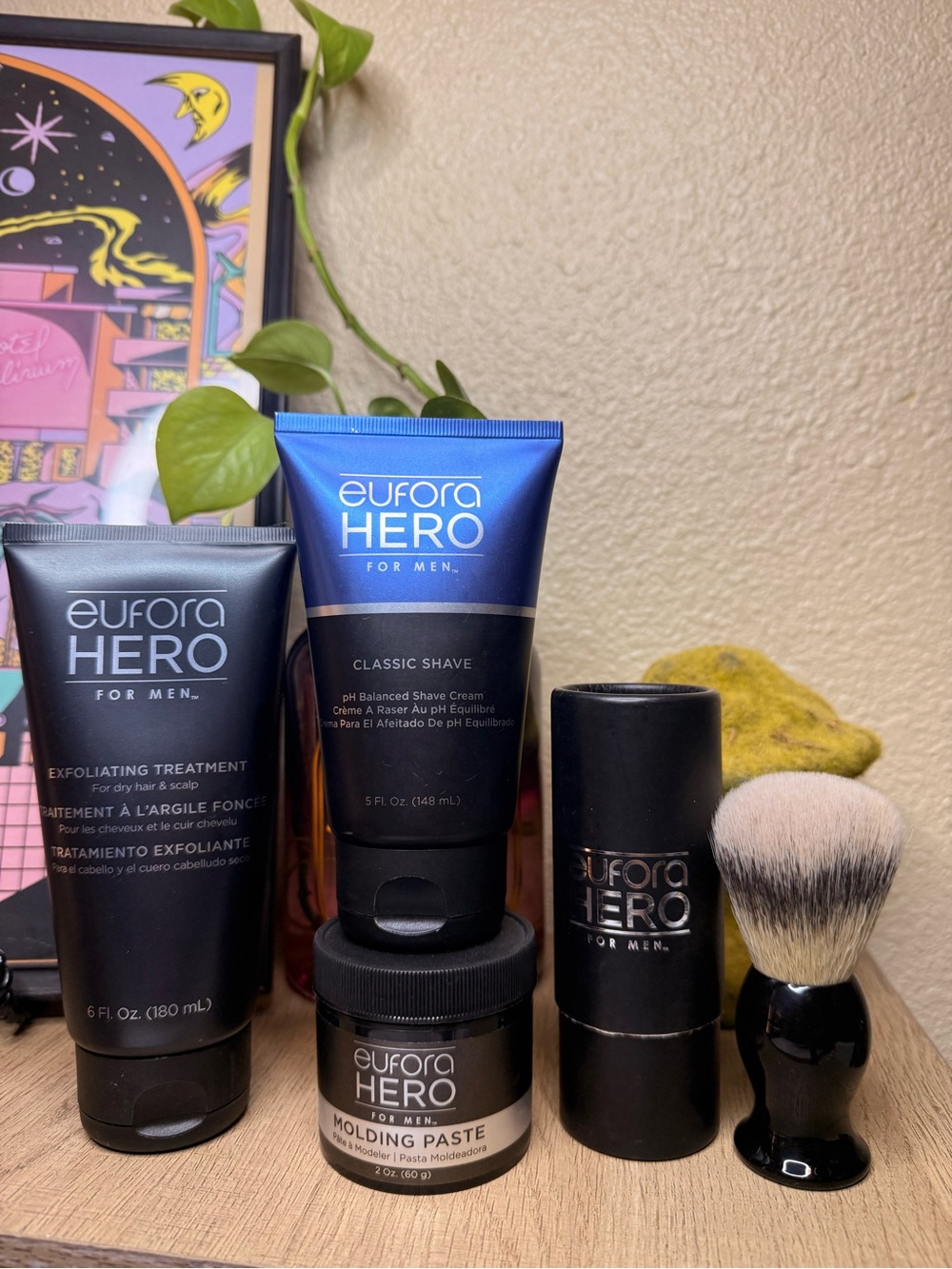 Eufora HERO Men Classic Shave & Styling Set - Blue/Black